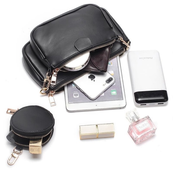 COGNAC CROSSBODY WITH COIN PURSE - Picture 12 of 15